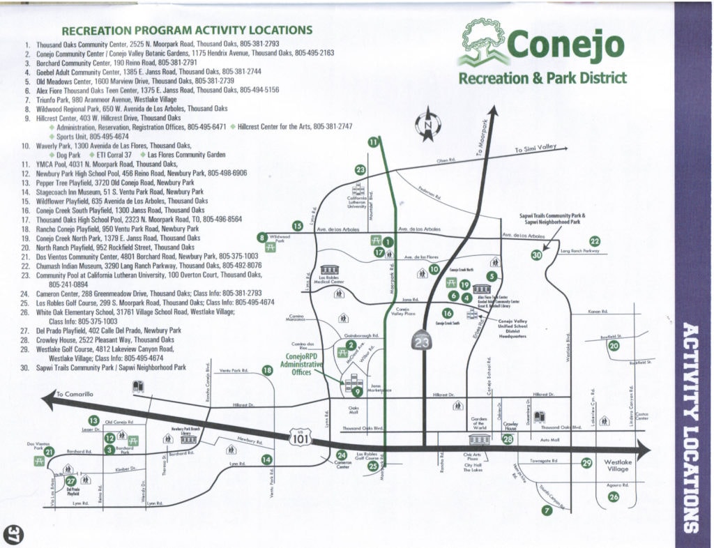 CRPD park and center map