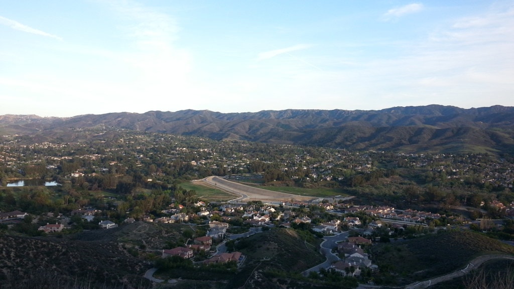 View of Simi Valley from Mt McCoy